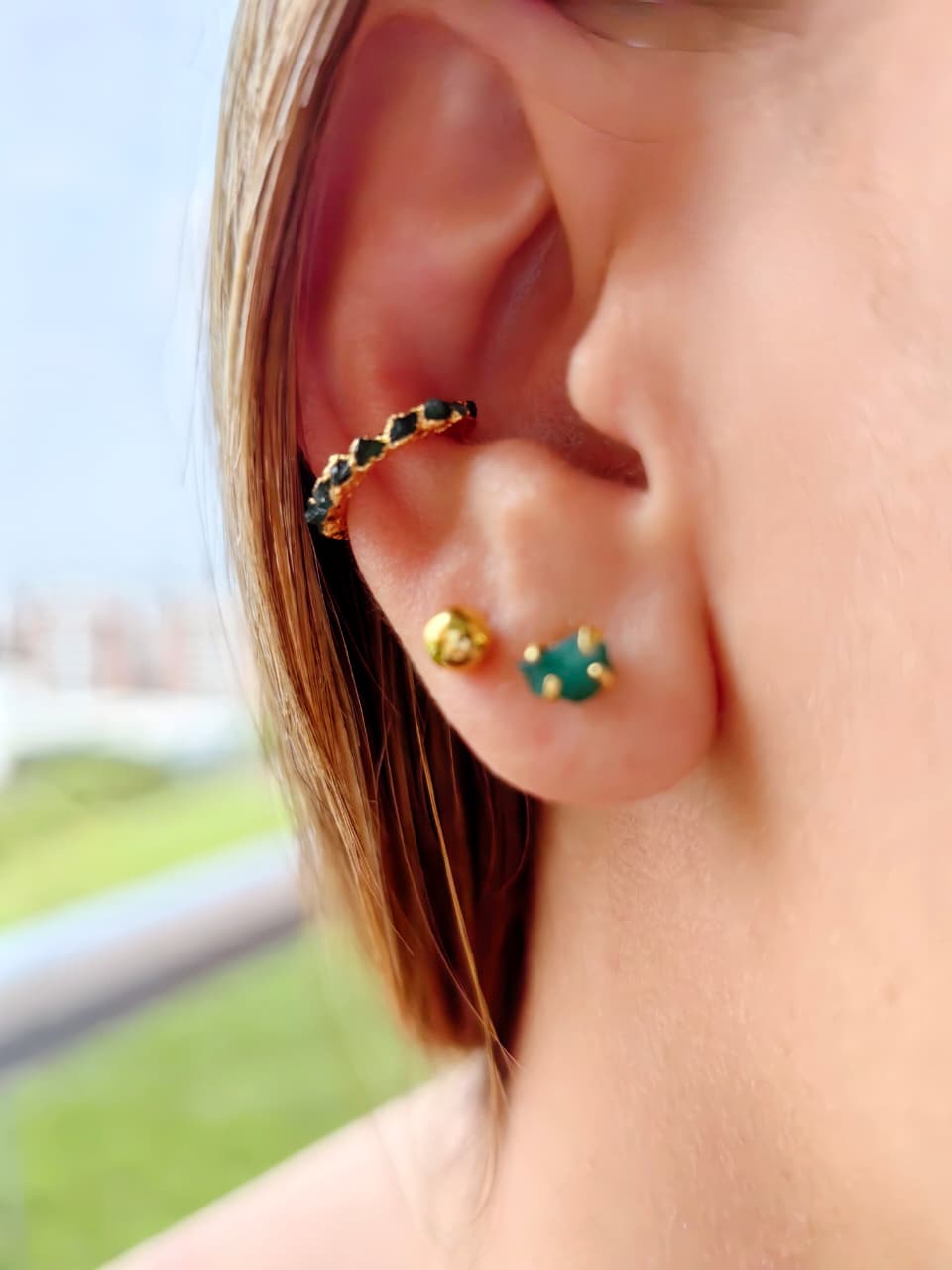 Topos Esmeralda En Bruto Oscura