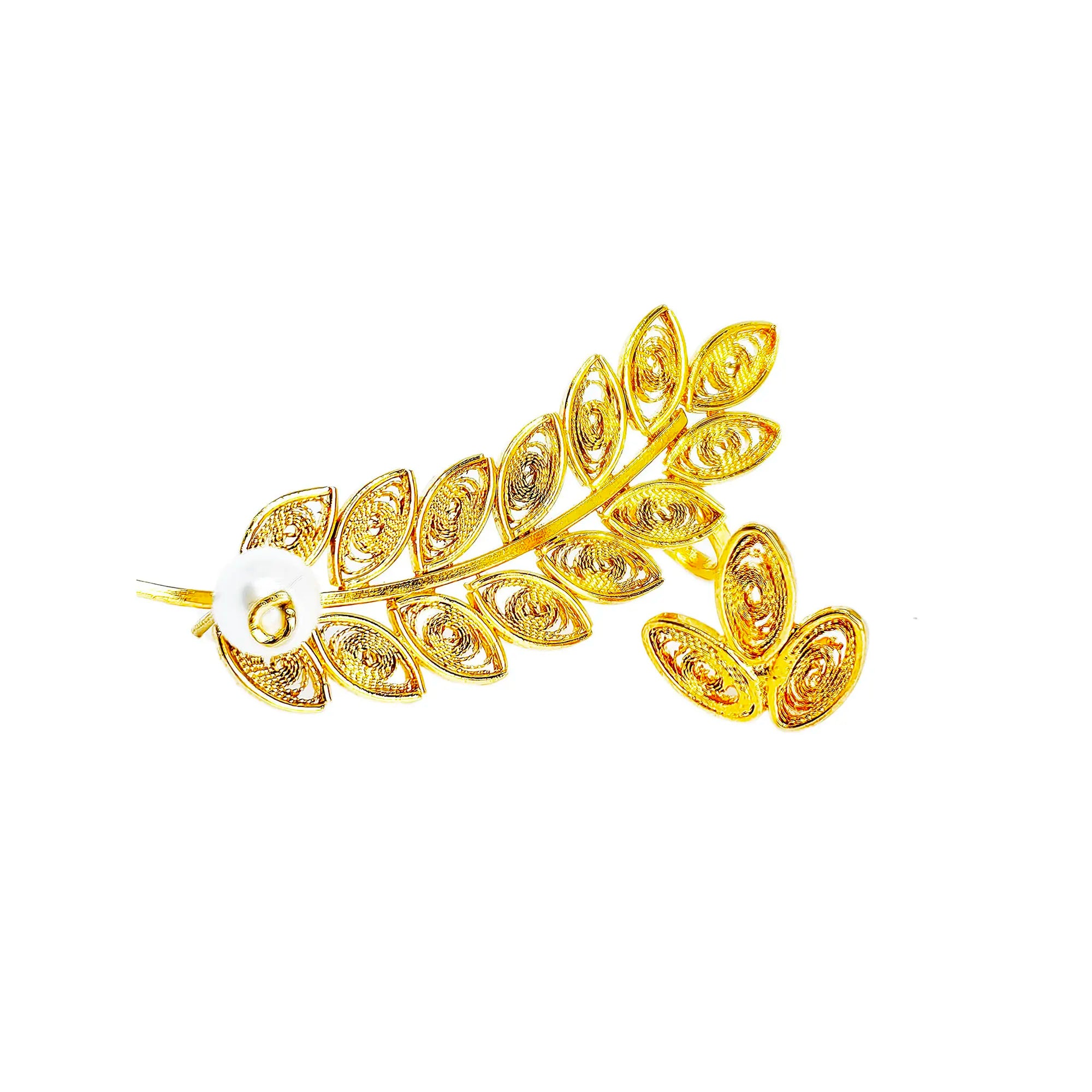 Artepinza Minihelecho Perlado en Filigrana – Naturaleza hecha joya