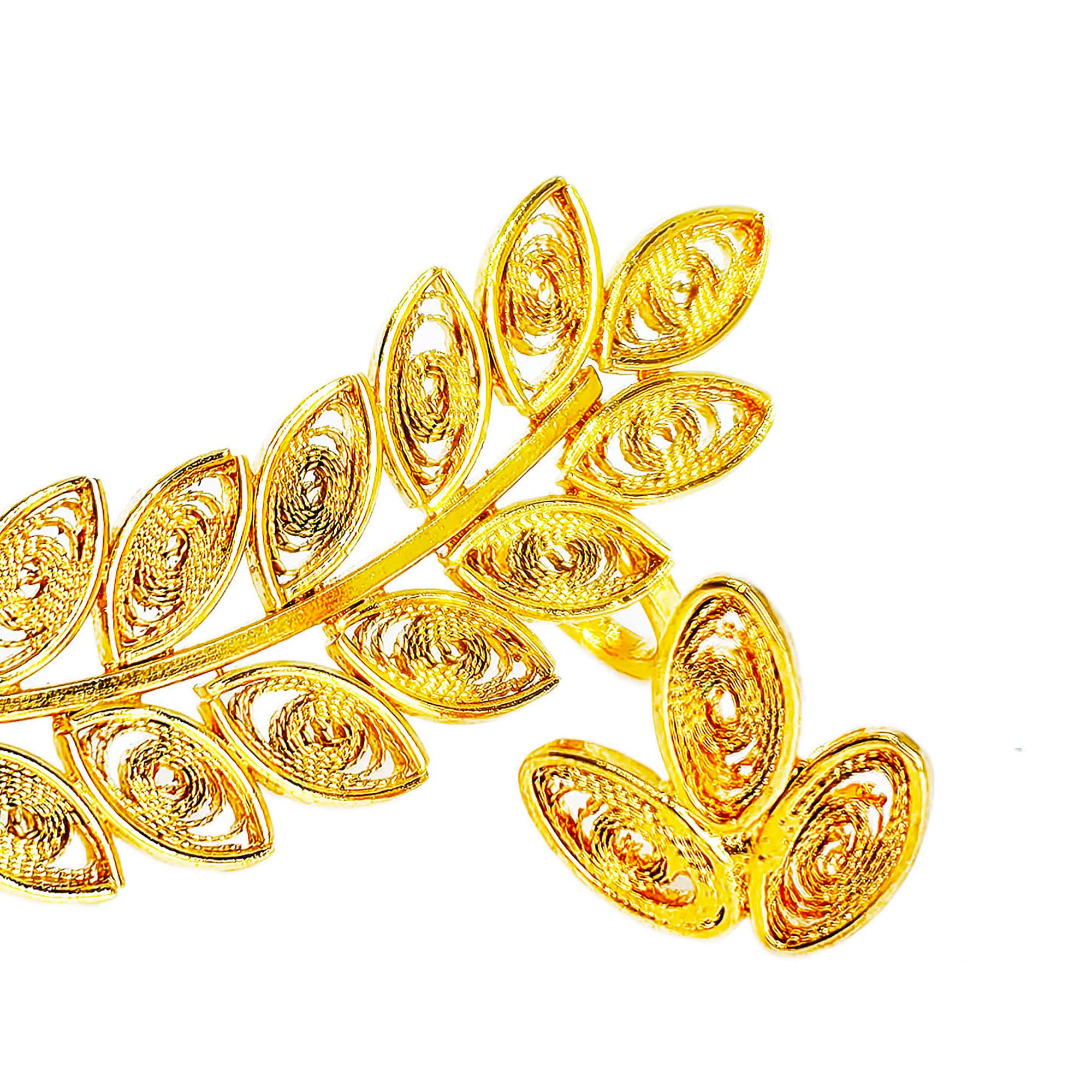 Artepinza Minihelecho Perlado en Filigrana – Naturaleza hecha joya