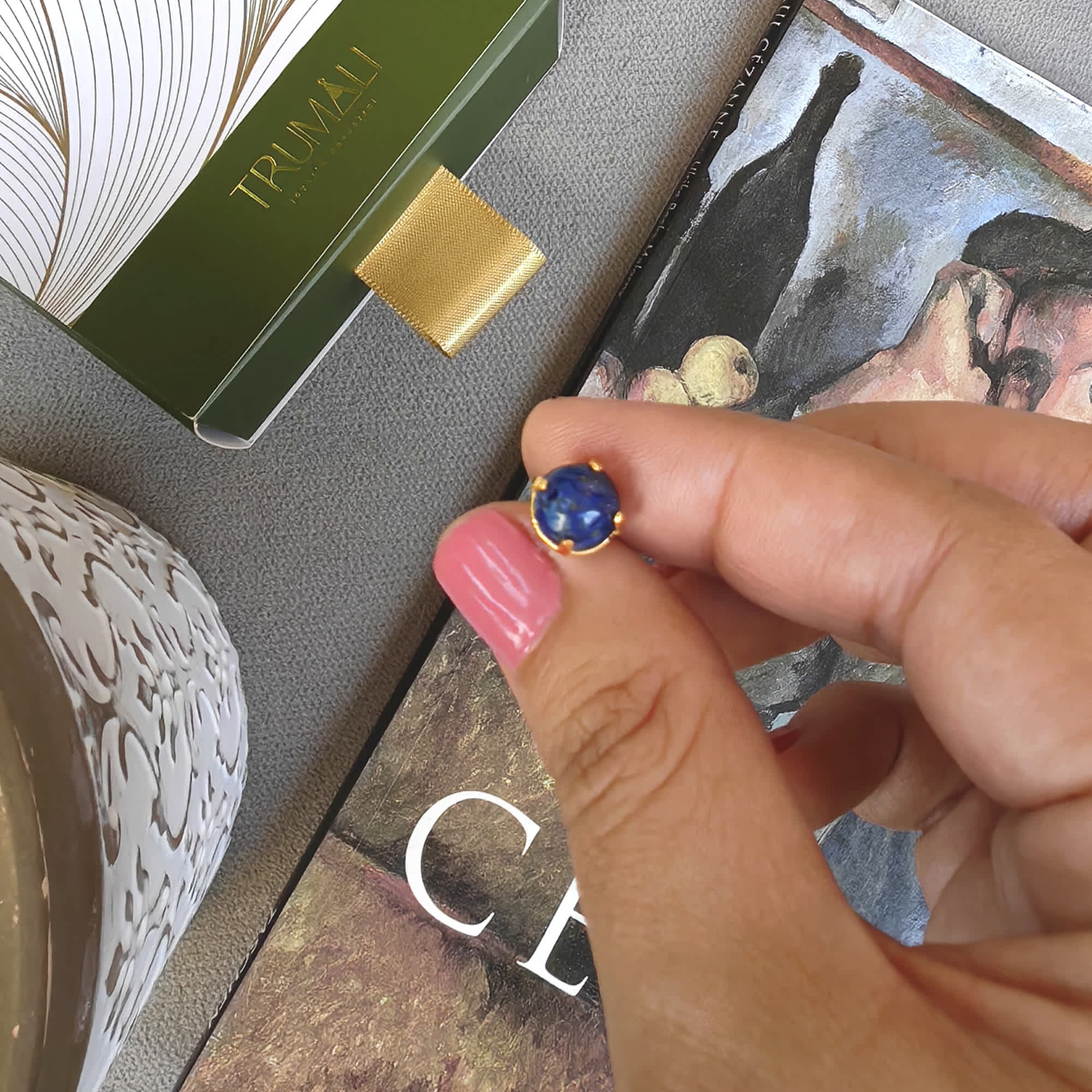 Topos Clásico con Lapislázuli