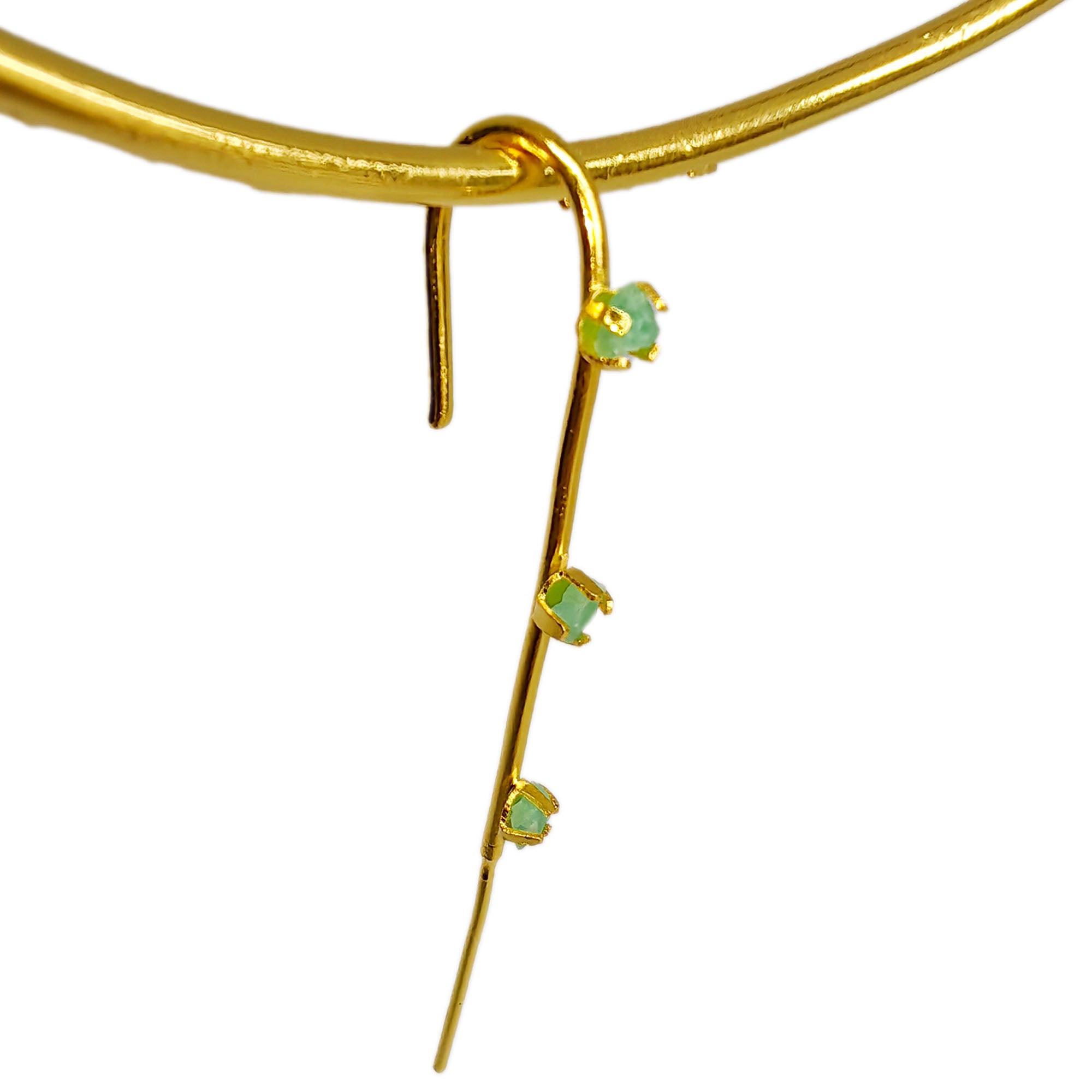 Artcuff Triesmeralda en Bruto – Joya exclusiva para mujeres audaces