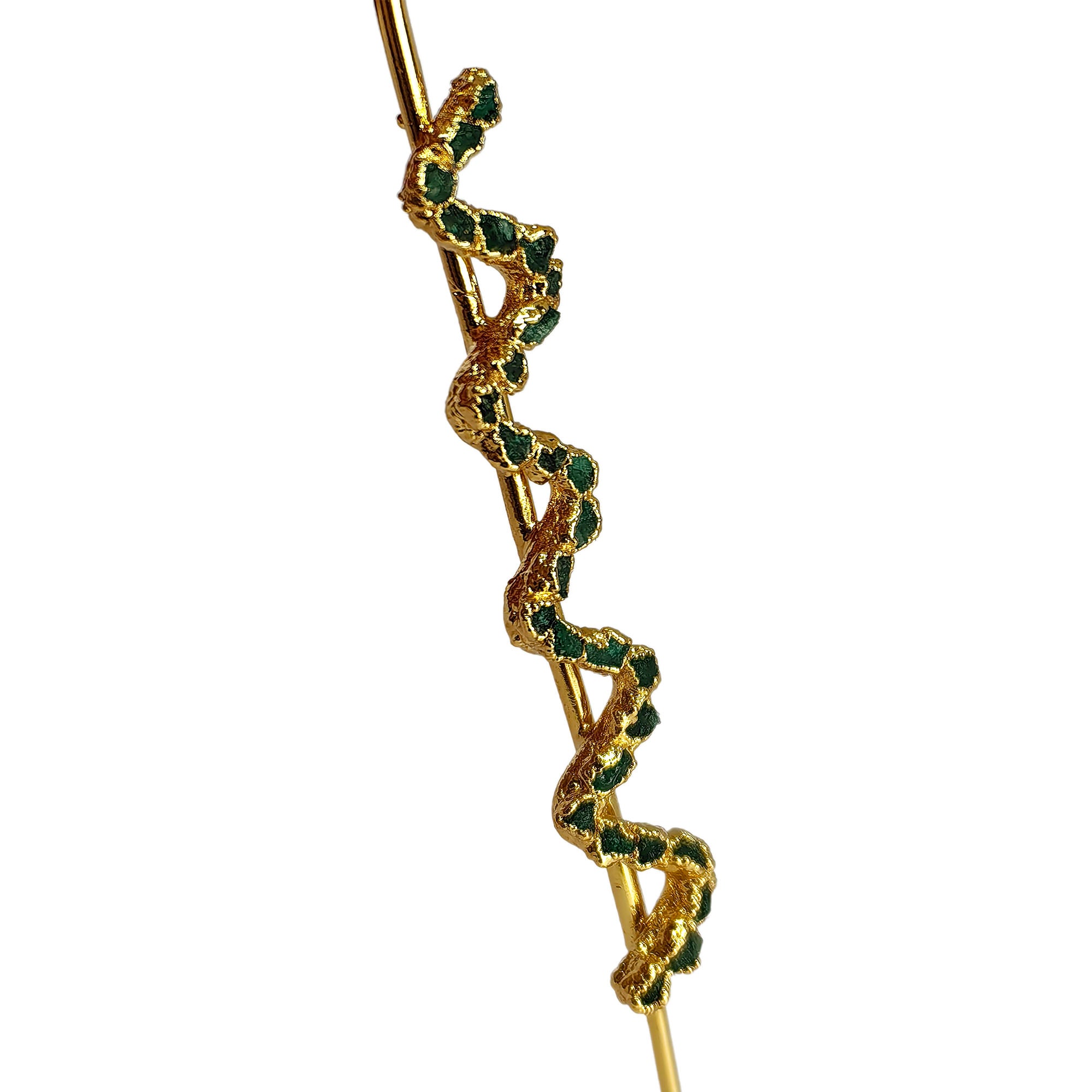 Artcuff Senda – Esmeralda en Bruto