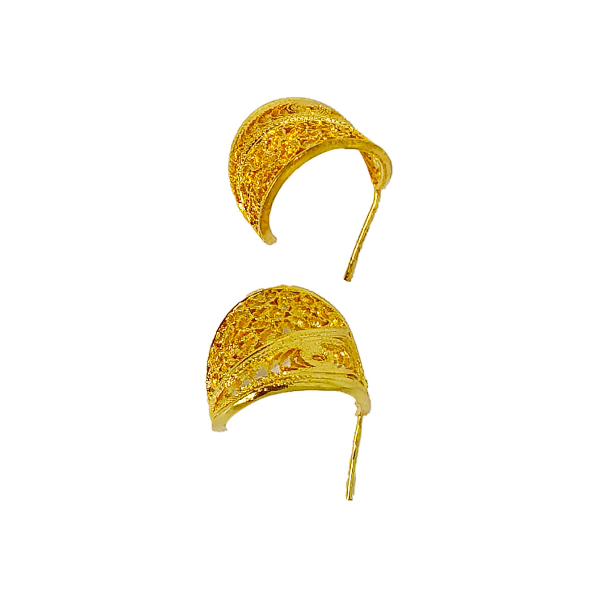 Candonga Hoja en Filigrana – Joyas doradas con alma ancestral